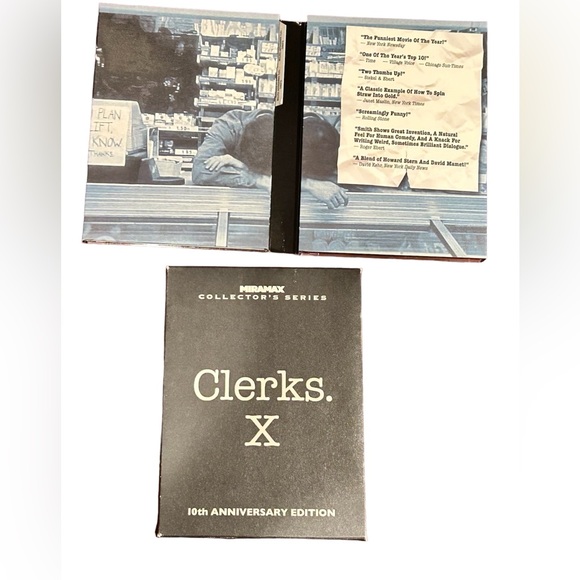 Clerks 10th Anniversary Edition 3 Set DVD & Booklet Kevin Smith’s First Movie - Picture 4 of 7